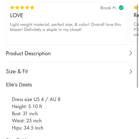 AMBER OVERSIZED LINEN BLAZER BEIGE - Picture 15 of 15